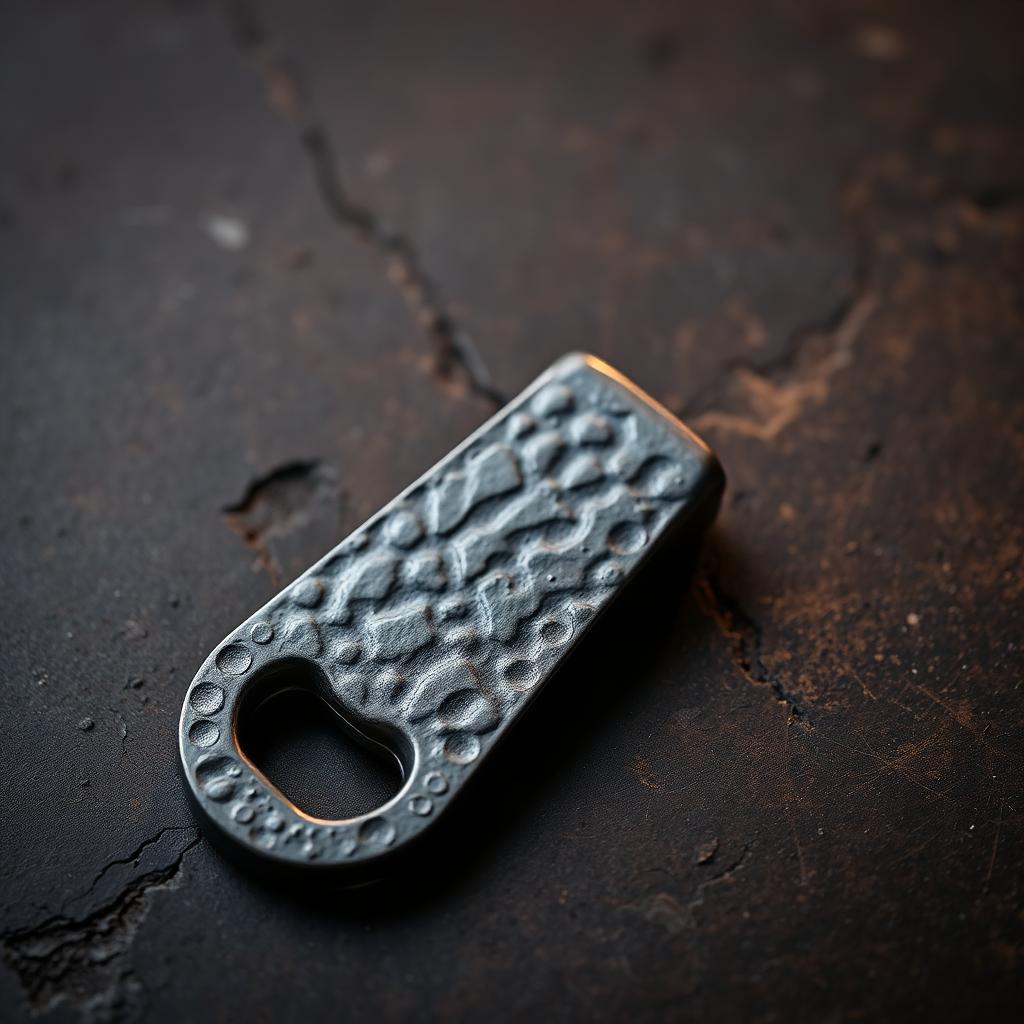 Forged Steel Bottle Opener (Blackened Finish)